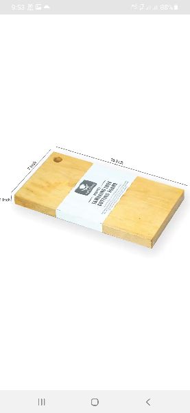 Rectangular wooden chopping boards, for Kitchen, Size : 13x7x1 inch