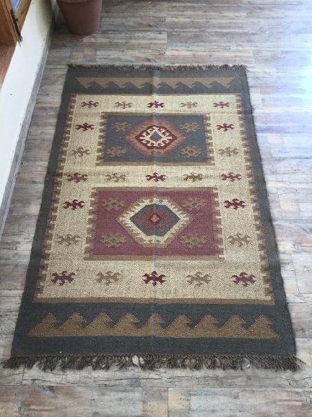 Eco Friendly Jute Kilim Rug