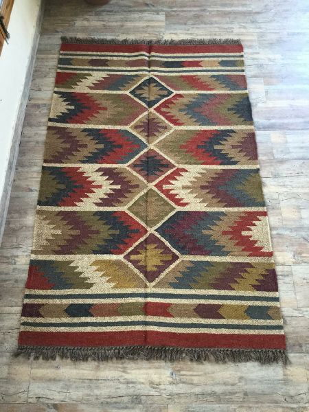 Ikat Jute Kilim Rug