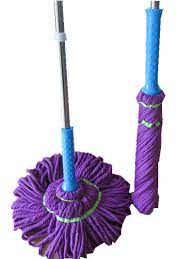 Plastic Manual Microfiber Twist Mop, for Indoor Cleaning, Size : 10-20Inch, 20-30Inch, 30-40Inch