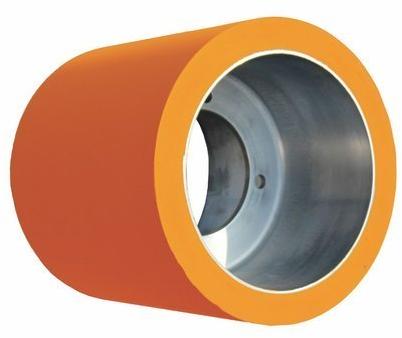 Mild Steel rubber roller, Shape : Round