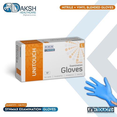 Uni touch Synmax Examination Gloves., for Lab, Certification : CE Certified