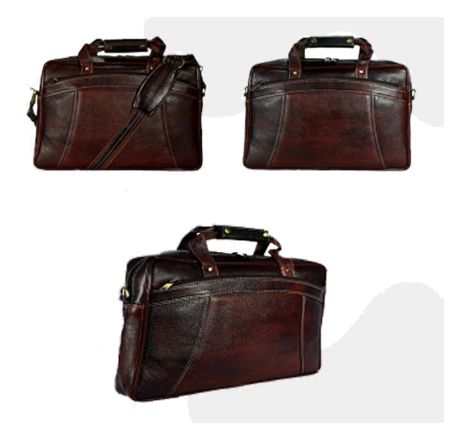 Leather Dark Brown Laptop Bags, Feature : Attractive Designs, Good Quality, High Grip, Nice Look