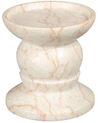 Stone Marble Candle Holder, Shape : Cylinder