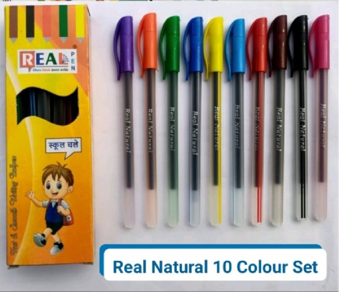 Black Real Natural Ball Pen Set, Packaging Type : Inner Box