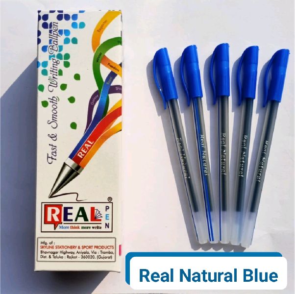 Real Natural Blue &amp;amp;amp;amp;amp;amp; Smooth Writing Pen