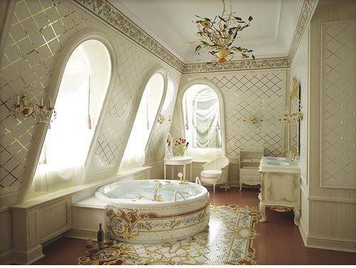 Porcelain  Modern Bathroom Mosaic Tiles
