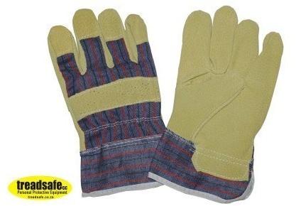 Pig Skin Candy Stripe Gloves