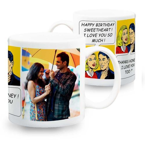 Sublimation White Photo Mug, Size : Customized