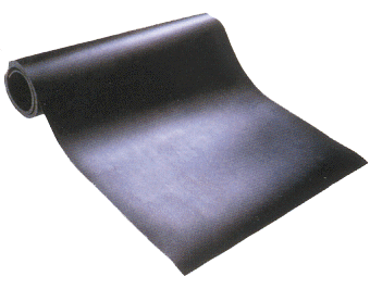 HITECH Black Plain Neoprene Mat