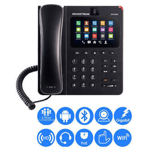 Grandstream GXV3240 IP Video Phone, Color : Black