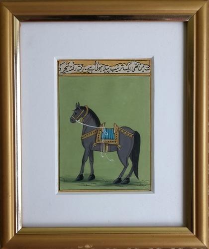 Horse Miniature Painting