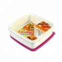 Carry Plastic Lunch Box, Color : Red