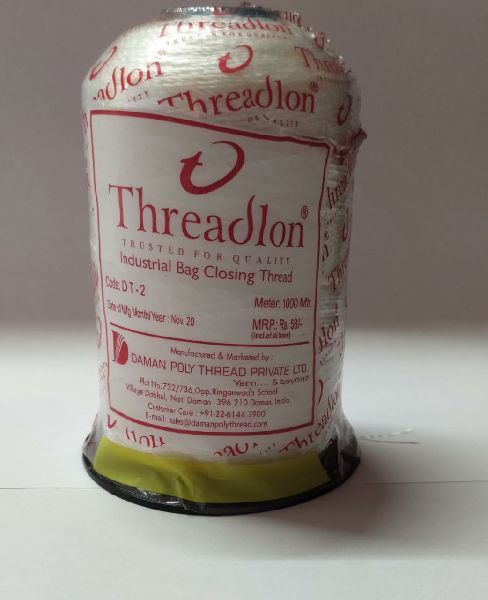 Threadlon White Bag Closing Thread, for Industry, Feature : Shrink Resistance