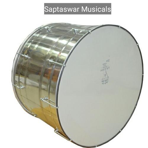 Saptaswara musicals Steel Dhol, Size : 25 inch