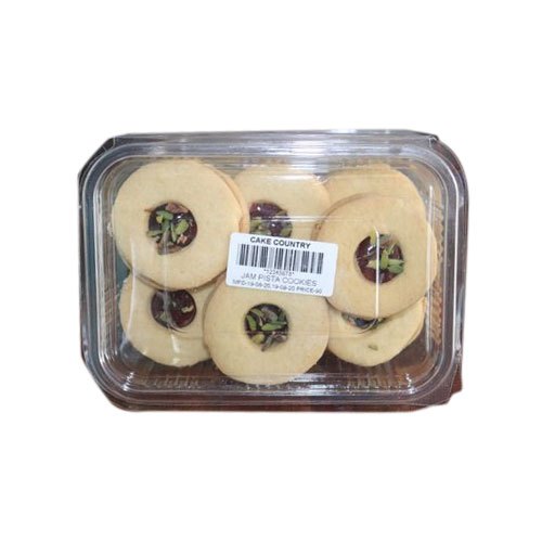 Cake Country Round Jam Badam Pista Cookies, Packaging Type : Box