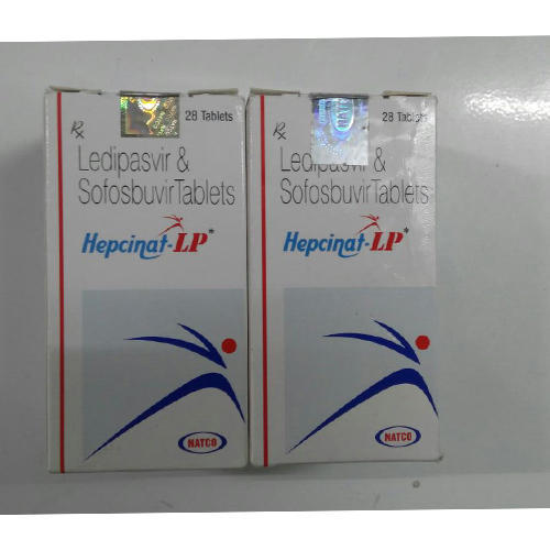 Ledipasvir And Sofosbuvir Tablets, Packaging Type : Box