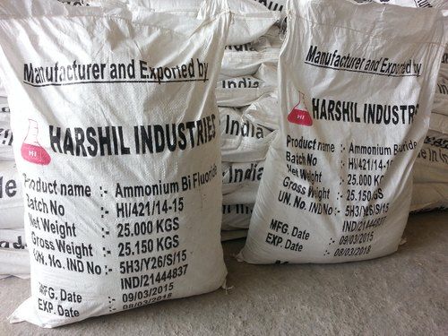 Harshil Industries Ammonium Bifluoride, Purity : 98.5%