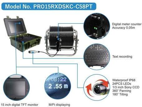 PRO 5RXDSKC-C58T Bore & Deep Well Inspection Camera