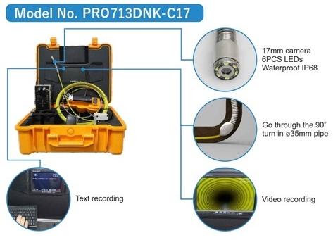 PRO713DNK-C17 Drain & Pipe Inspection Camera