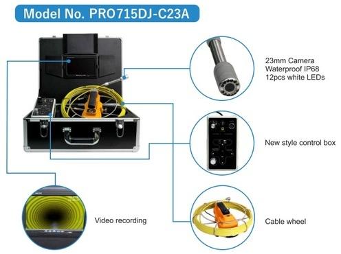 PRO715DJ-C23A Drain & Pipe Inspection Camera