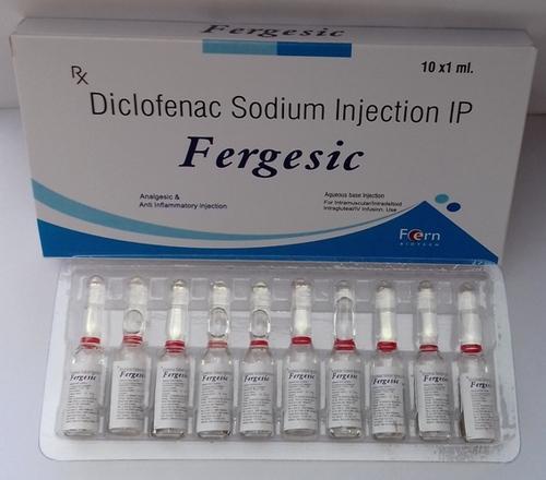 Diclofenac Sodium Injection, Packaging Size : 10x1 ML