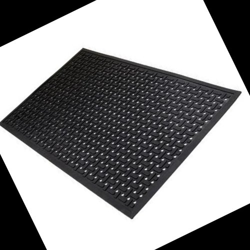 Rubber Floor Mat, Color : Red, Green, Yellow