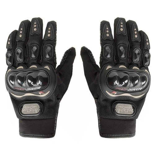 Leather Pro Biker Riding Gloves, Size : M/L/XL/XXL
