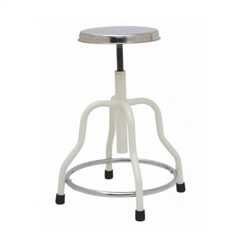 Metal Polished Hospital Revolving Stool, Style : Non Folding