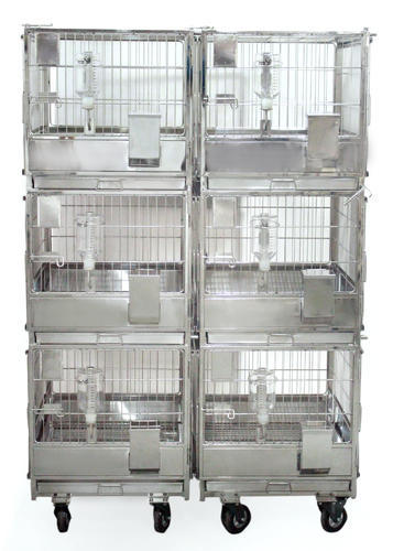 Stainless steel best sale rabbit cages