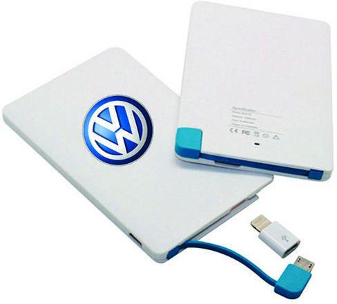  Credit Card Power Bank, Color : White