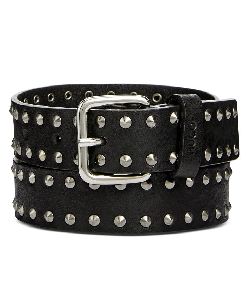 Plain Mens Studded Leather Belt, Feature : Easy To Tie, Fine Finishing, Shiny Look