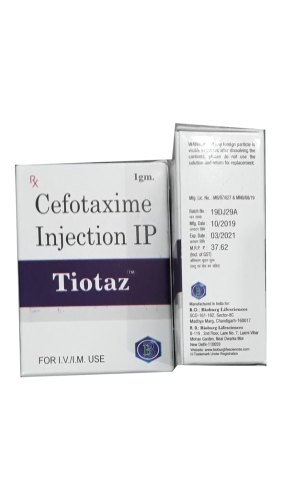 Tiotaz Cefotaxime Sodium Injection, Packaging Size : 1 g