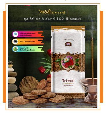 Cow Triveni Incense Sticks, Packaging Type : Cartons