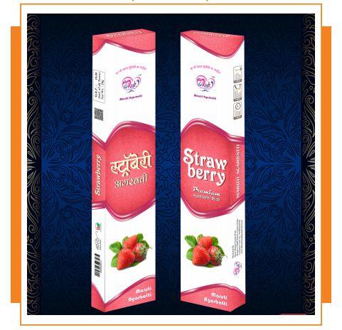 Strawberry Perfume Incense Sticks, Packaging Type : Cartons