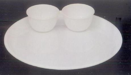 Round Plastic Buffet Plate, for Home, Pattern : Plain