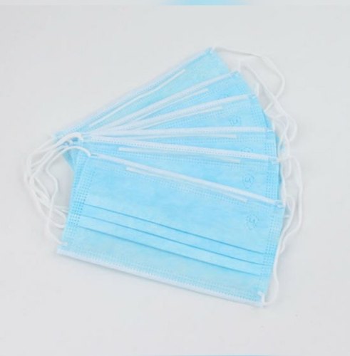 Non Woven Disposable Face Mask, for Clinic, Hospital, Pharmacy, Rope material : Cotton