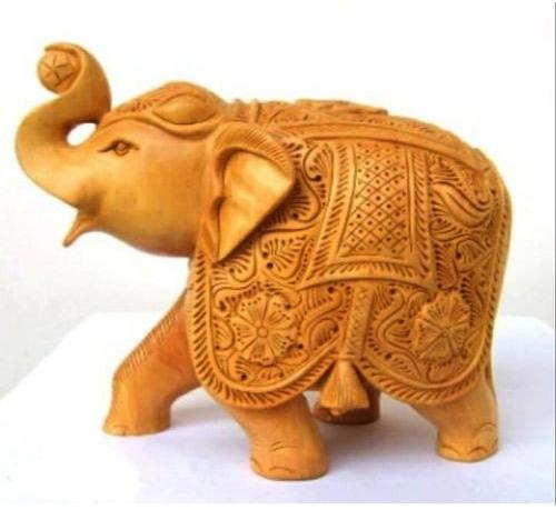 Wooden Handicraft Elephant Statue