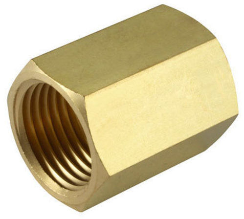 Brass Pipe Socket, Shape : Hexagonal