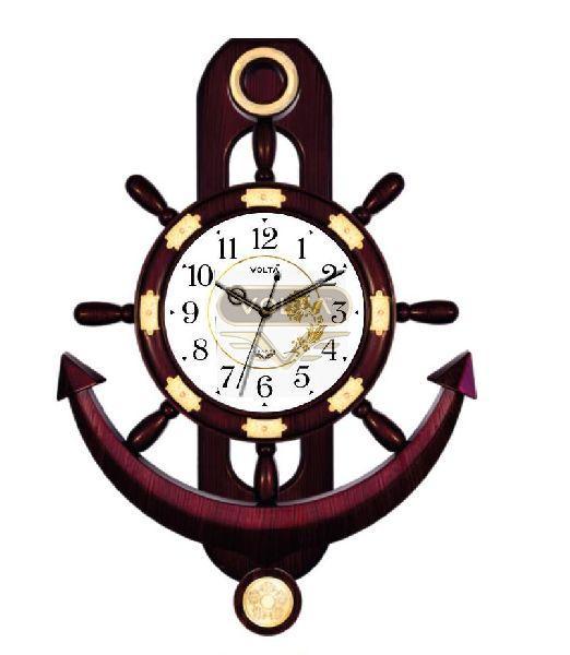 V-10 Pendulum Collection Wall Clock, Packaging Type : Thermocol Box, Paper Box, Cartoon Box