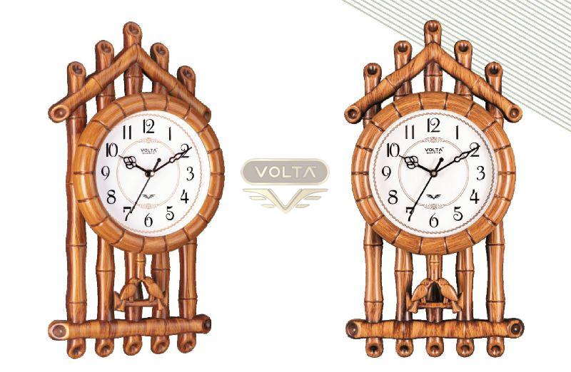 V-81 Bamboo Pendulum Collection Wall Clock