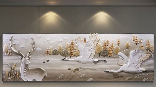 Fiberglass 3D Wall Mural