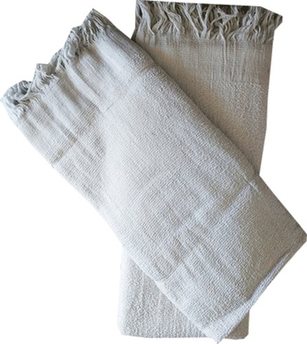 Plain hajj ihram towel, Color : Milk White