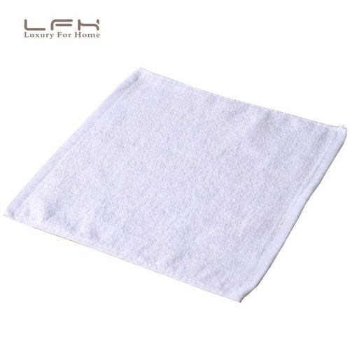 Plain Cotton Hotel Face Towel, Size : 30x30cm