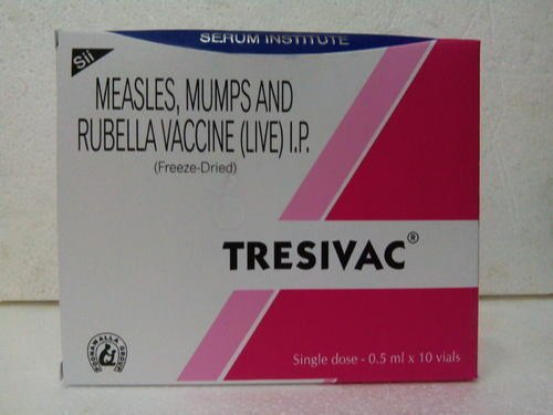 Tresivac Measles Vaccine, for Mumps Rubella.