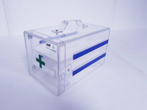 Rectangular Acrylic 2 Tray Formalin Chamber, for Clinic, Hospital, Feature : Corrosion Proof, High Quality