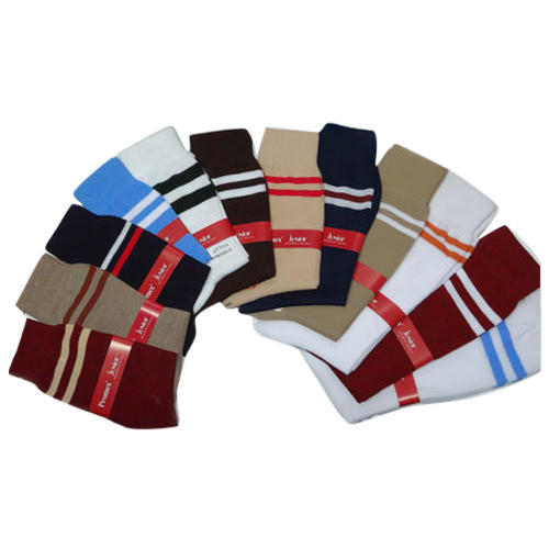 Wool Cotton School Socks, Pattern : Striped, Age Group : 5-7 Years, 3-5 ...