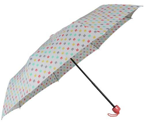 Round Three Fold Printed Umbrella, Size : 25-30 inch