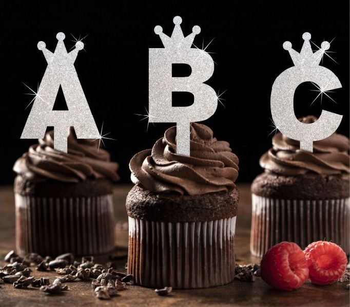 Paper Alphabet Cake Topper, for Party, Feature : Eco-friendly