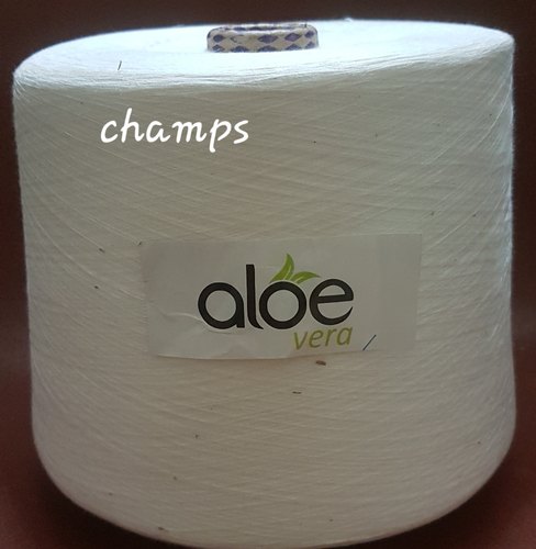 Plain Spun Aloe Vera Yarn, For Textile Industry, Embroidery, Weaving, Packaging Size : 10-15 Pieces